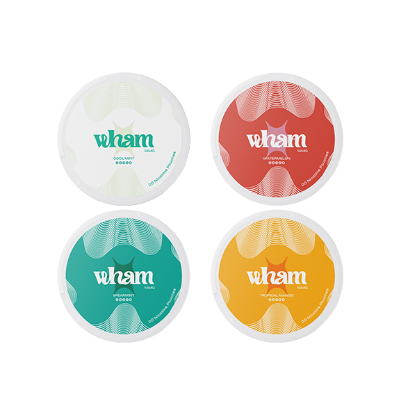 14mg Wham Regular Nicotine Pouch - 20 Pouches (Buy 1 Get 1 Free)