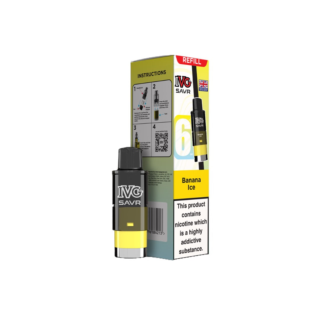 20mg IVG SAVR Refill Pod Pack 3000 Puffs