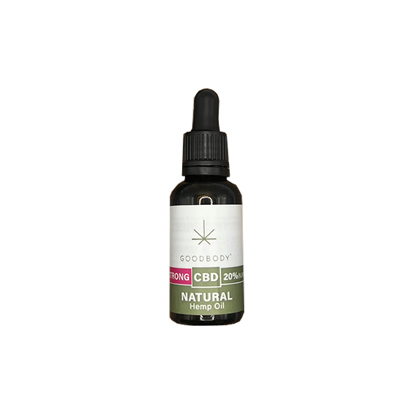 6000mg Goodbody Botanicals CBD 20% Hemp Seed Oil - 30ml