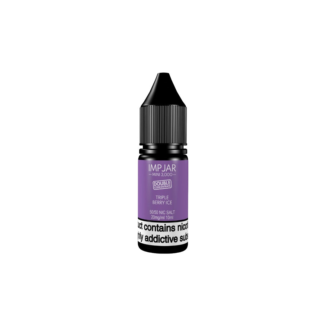 20mg Imp Jar Mini 3000 Double Concentrate 10ml Nic Salt (50VG/50PG)