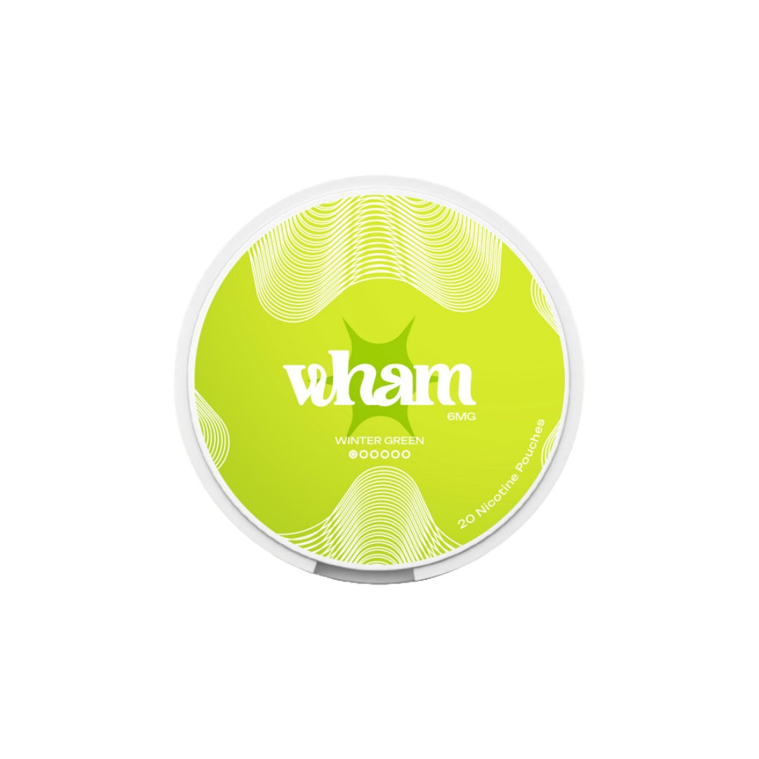 6mg Wham Regular Nicotine Pouch - 20 Pouches (Buy 1 Get 1 Free)