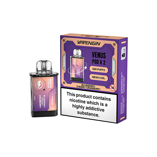 20mg Vapengin Venus Prefilled Pods 1200 Puffs - 2 Pcs