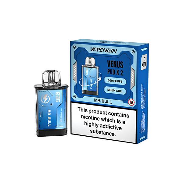20mg Vapengin Venus Prefilled Pods 1200 Puffs - 2 Pcs