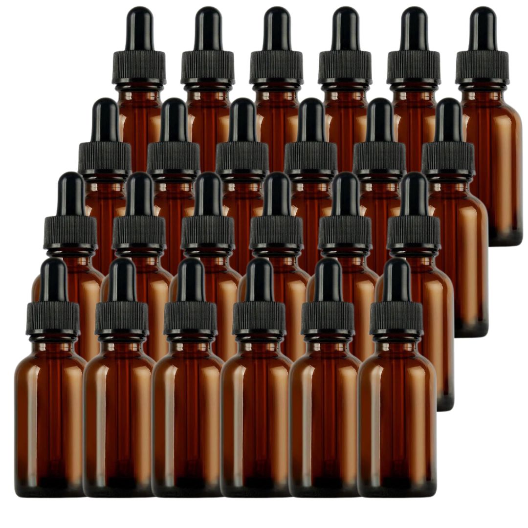 Bulk Empty Amber Glass Tincture Bottles 10ml