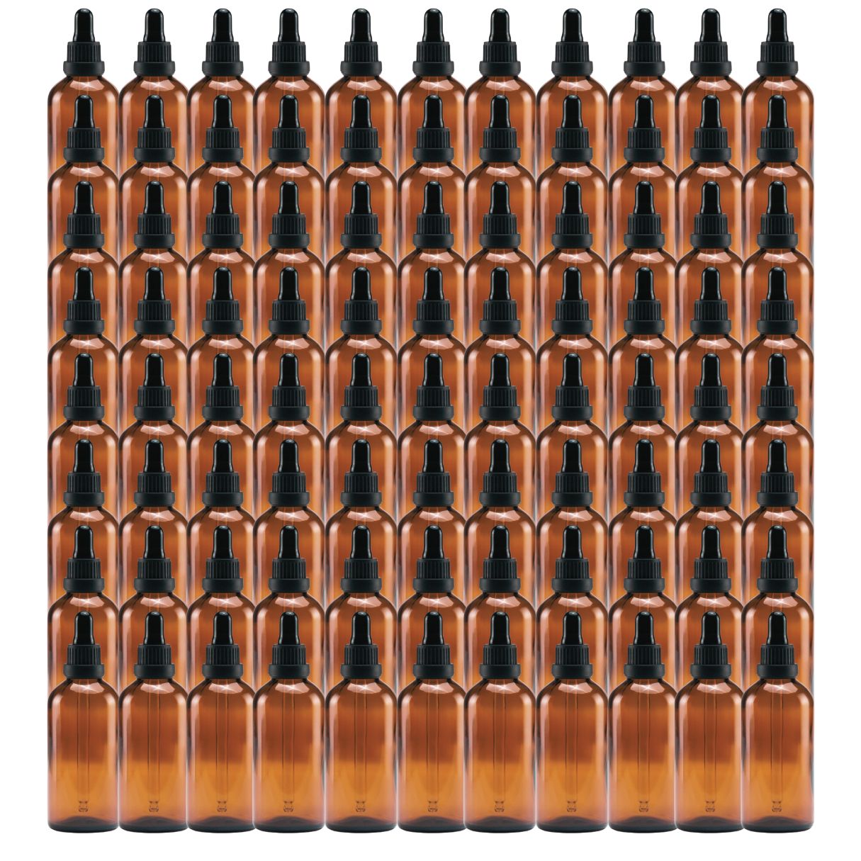 Bulk Empty Amber Glass Tincture Bottles 100ml