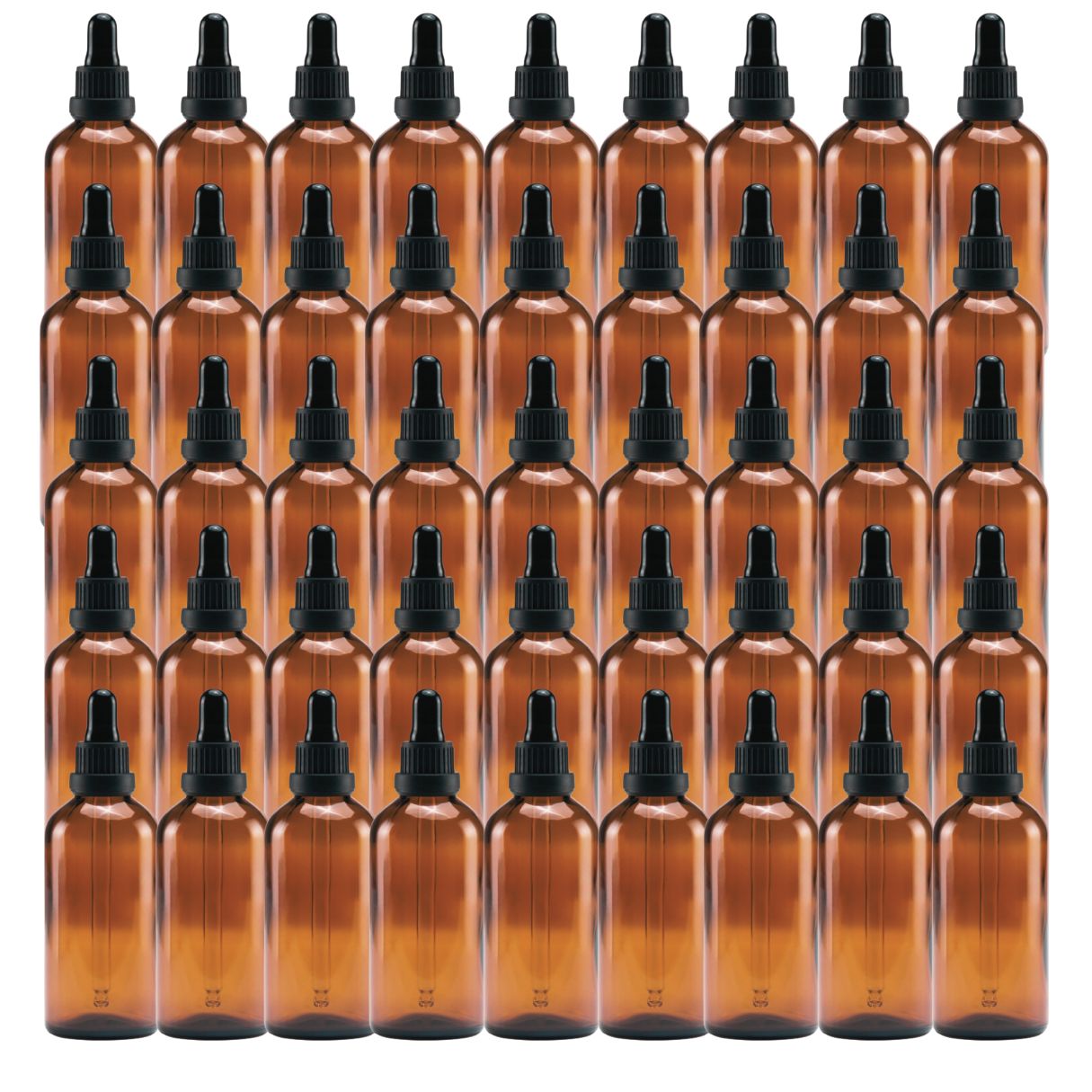Bulk Empty Amber Glass Tincture Bottles 100ml