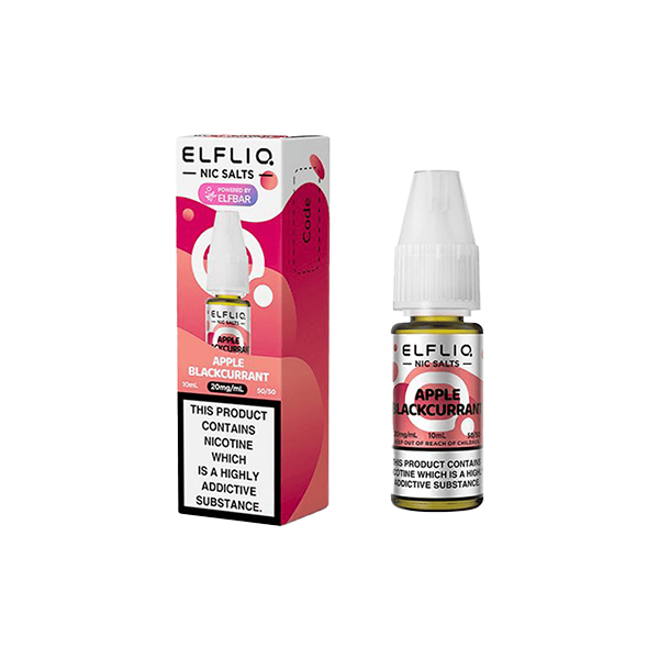 5mg ELFLIQ By Elf Bar 10ml Nic Salt (50VG/50PG) - Stoptober Special Offer!