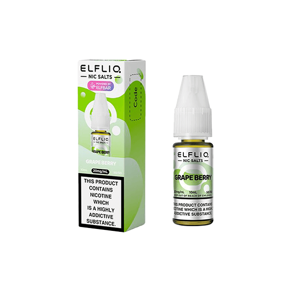10mg ELFLIQ By Elf Bar 10ml Nic Salt (50VG/50PG) - Stoptober Special Offer!