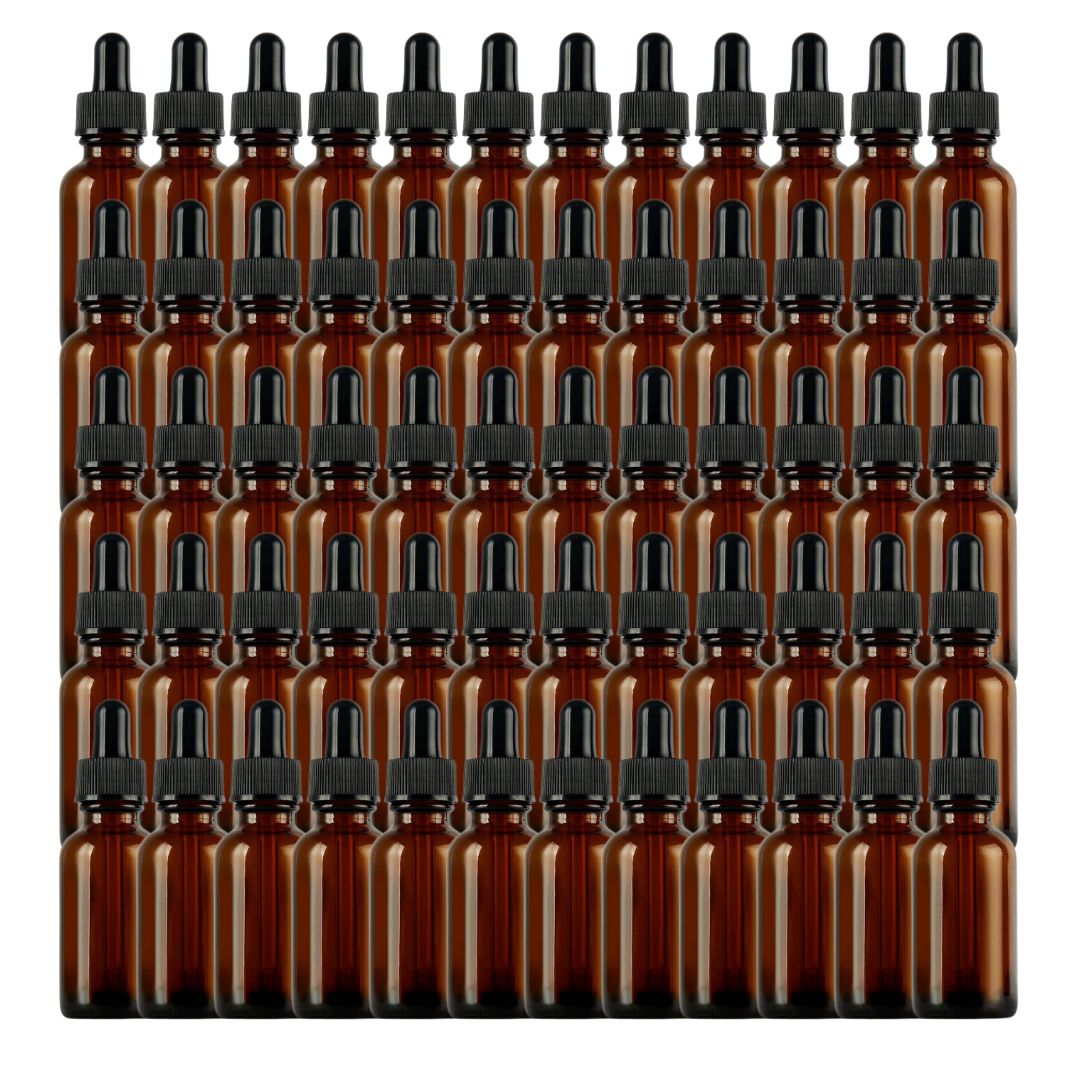 Bulk Empty Amber Glass Tincture Bottles 10ml