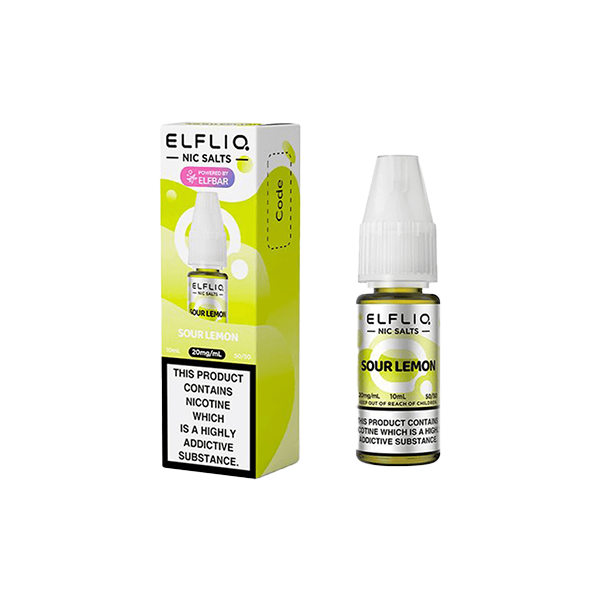 10mg ELFLIQ By Elf Bar 10ml Nic Salt (50VG/50PG) - Stoptober Special Offer!