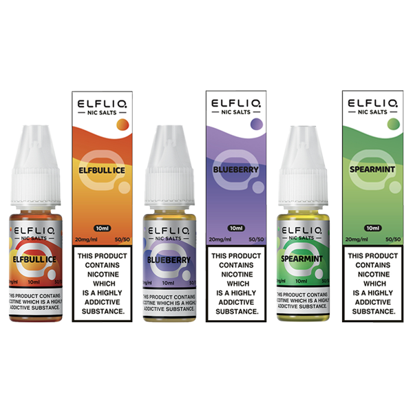 10mg ELFLIQ By Elf Bar 10ml Nic Salt (50VG/50PG) - Stoptober Special Offer!
