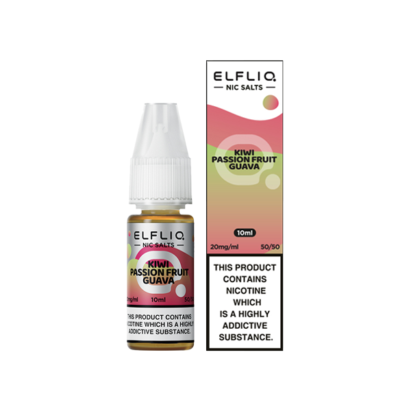 20mg ELFLIQ By Elf Bar 10ml Nic Salt (50VG/50PG) - Stoptober Special Offer!