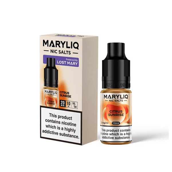 20mg MARYLIQ Nic Salt By Lost Mary 10ml (50VG/50PG) - Stoptober Special Offer!