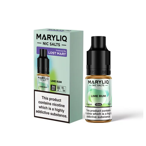 20mg MARYLIQ Nic Salt By Lost Mary 10ml (50VG/50PG) - Stoptober Special Offer!