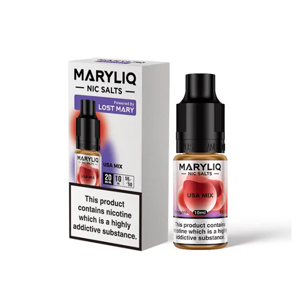 20mg MARYLIQ Nic Salt By Lost Mary 10ml (50VG/50PG) - Stoptober Special Offer!