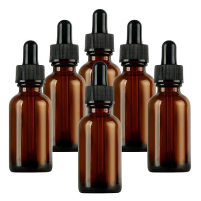 Bulk Empty Amber Glass Tincture Bottles 30ml