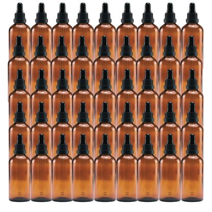 Bulk Empty Amber Glass Tincture Bottles 100ml