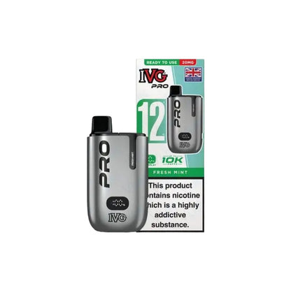 20mg I VG Pro 12 Prefilled Pod Vape Kit 10000 Puffs