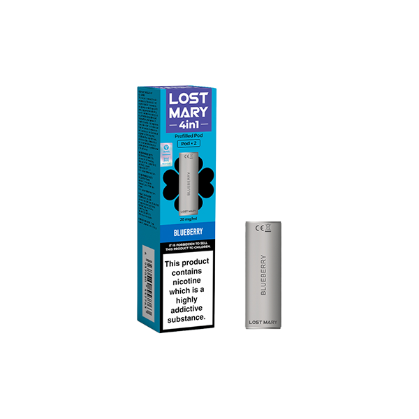 20mg Lost Mary 4in1 Prefilled Pods 1200 Puffs - 2 Pcs