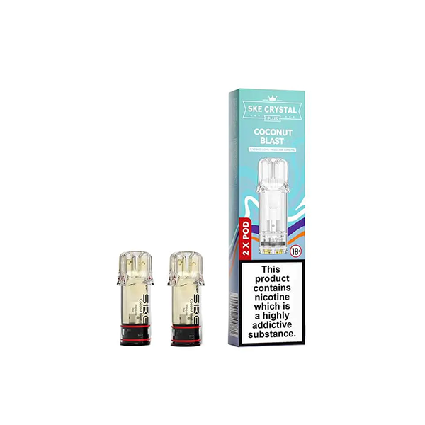 20mg SKE Crystal Plus Replacement Pods 1.1Ω 2ml 1200 Puffs - 2Pcs