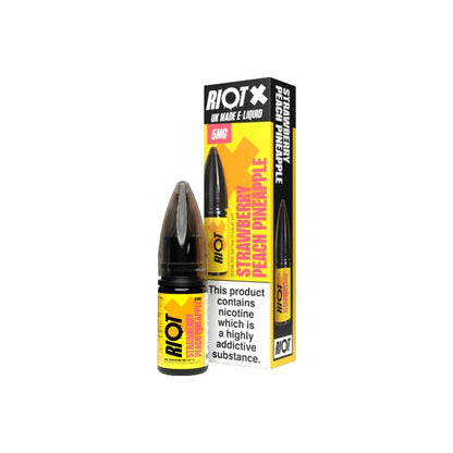 5mg RIOT X 10ml Nic Salts by Riot Squad (50VG/50PG)