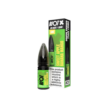 5mg RIOT X 10ml Nic Salts by Riot Squad (50VG/50PG)