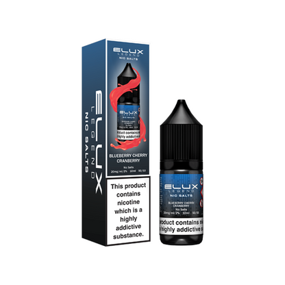 20mg Elux Legend 10ml Nic Salts (50VG/50PG) - Vapril Special Offer!