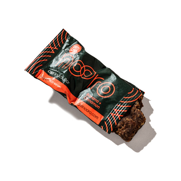 Nooro 25mg CBD Banana & Cinnamon CBD Oat Bar - 45g (BUY 1 GET 1 FREE)