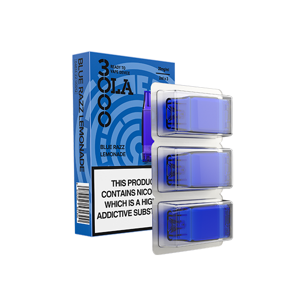 20mg SMPO Ola 3000 Prefilled Pods 2ml 1800 Puffs - 3 Pcs