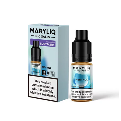 20mg MARYLIQ Nic Salt By Lost Mary 10ml (50VG/50PG) - Stoptober Special Offer!